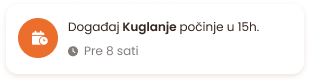 LetsGo notifikacija potsetnik